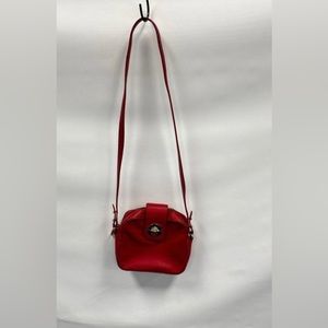 KATE SPADE red crossbody bag, turn lock